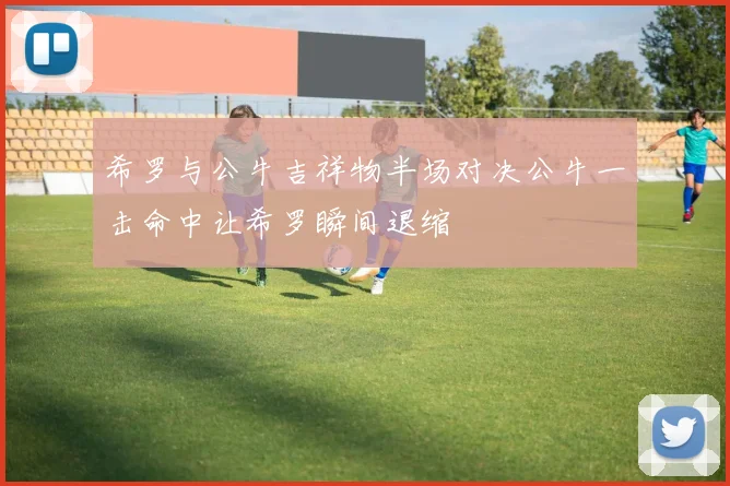 希罗与公牛吉祥物半场对决公牛一击命中让希罗瞬间退缩
